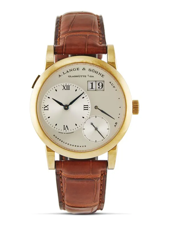 A. Lange & Söhne Lange 1 101.022 38.5mm Yellow gold Silver