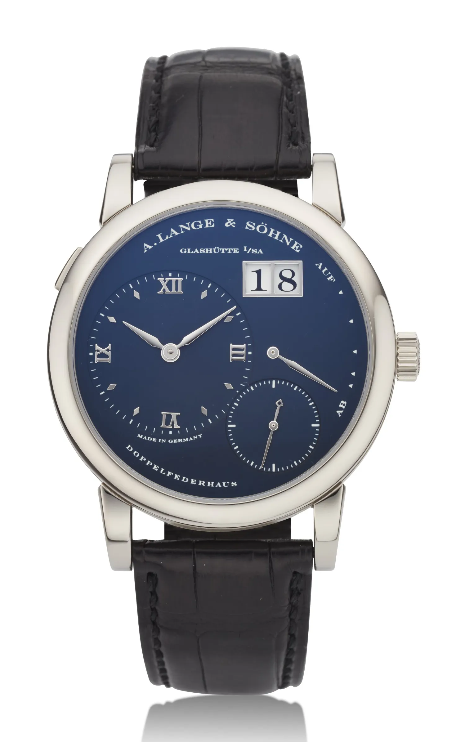 A. Lange & Söhne Lange 1 101.027 38.5mm White gold Blue