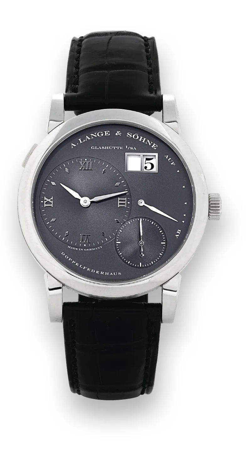 A. Lange & Söhne Lange 1 101.027 38mm White gold Blue