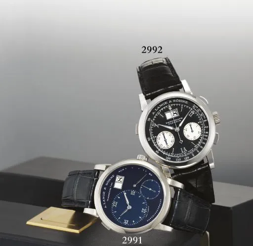 A. Lange & Söhne Lange 1 101.027 38mm White gold Blue