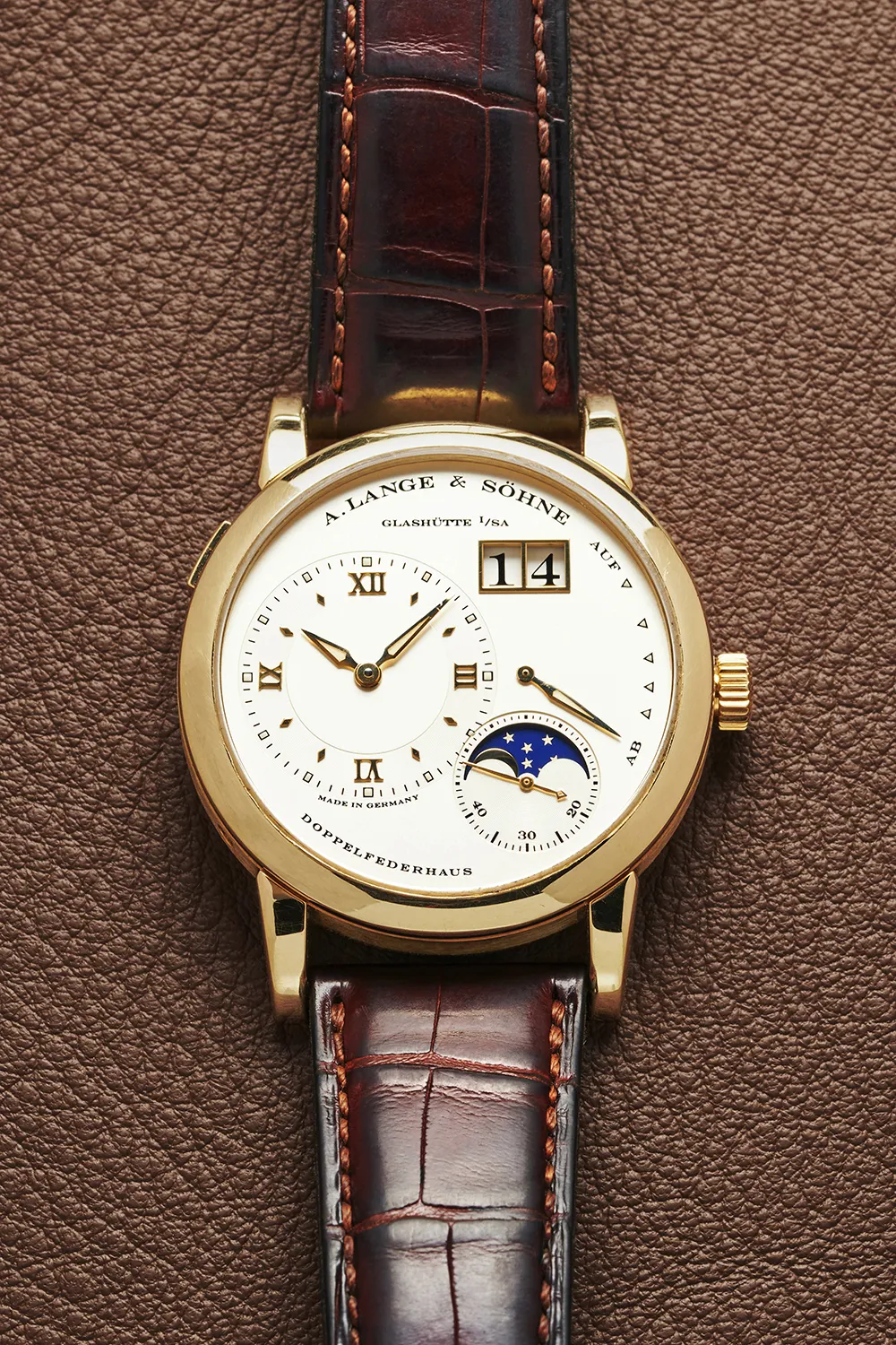 A. Lange & Söhne Lange 1 109.021 38.5mm Yellow gold Silver