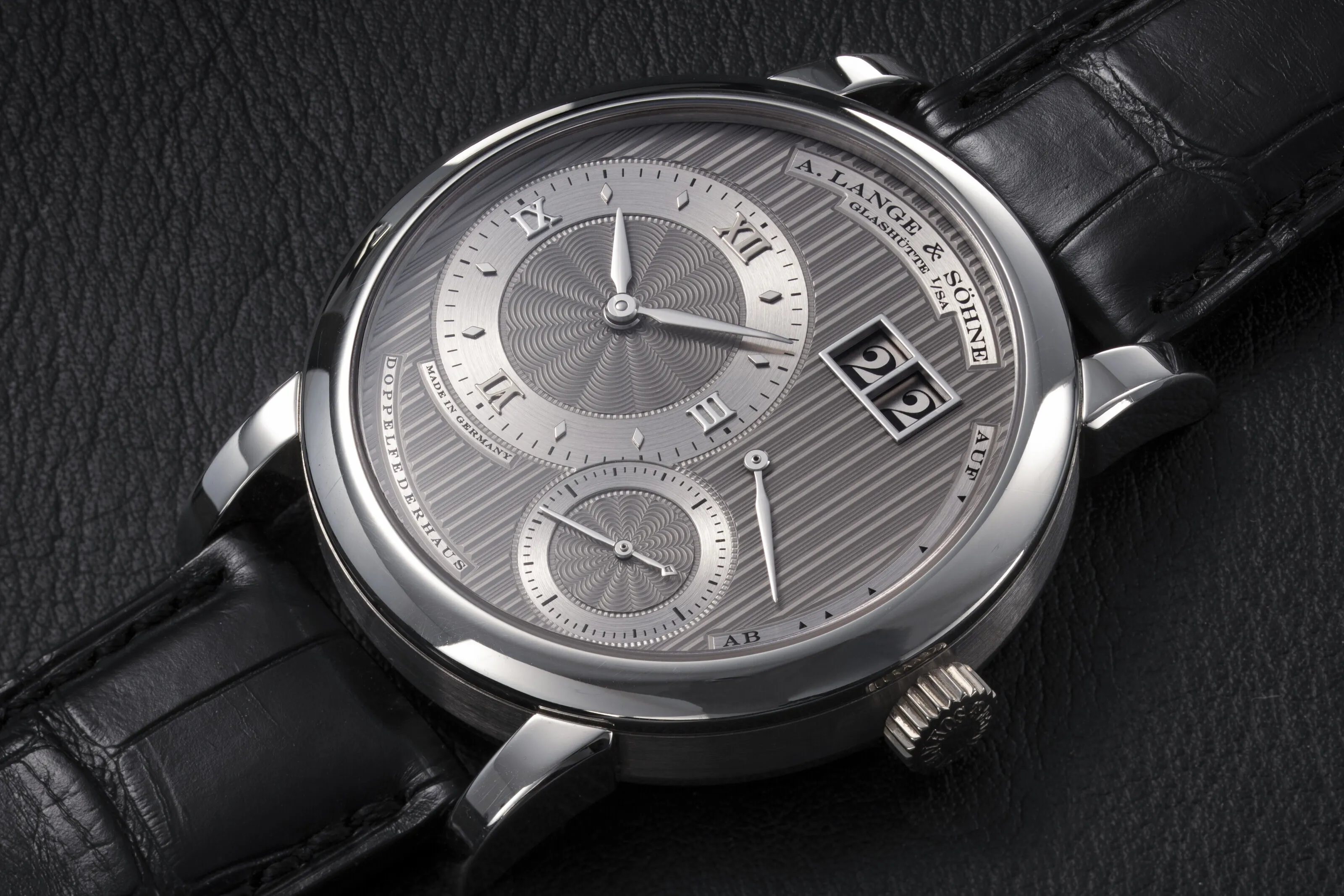 A. Lange & Söhne Lange 1 112.049 38.5mm Platinum Silver