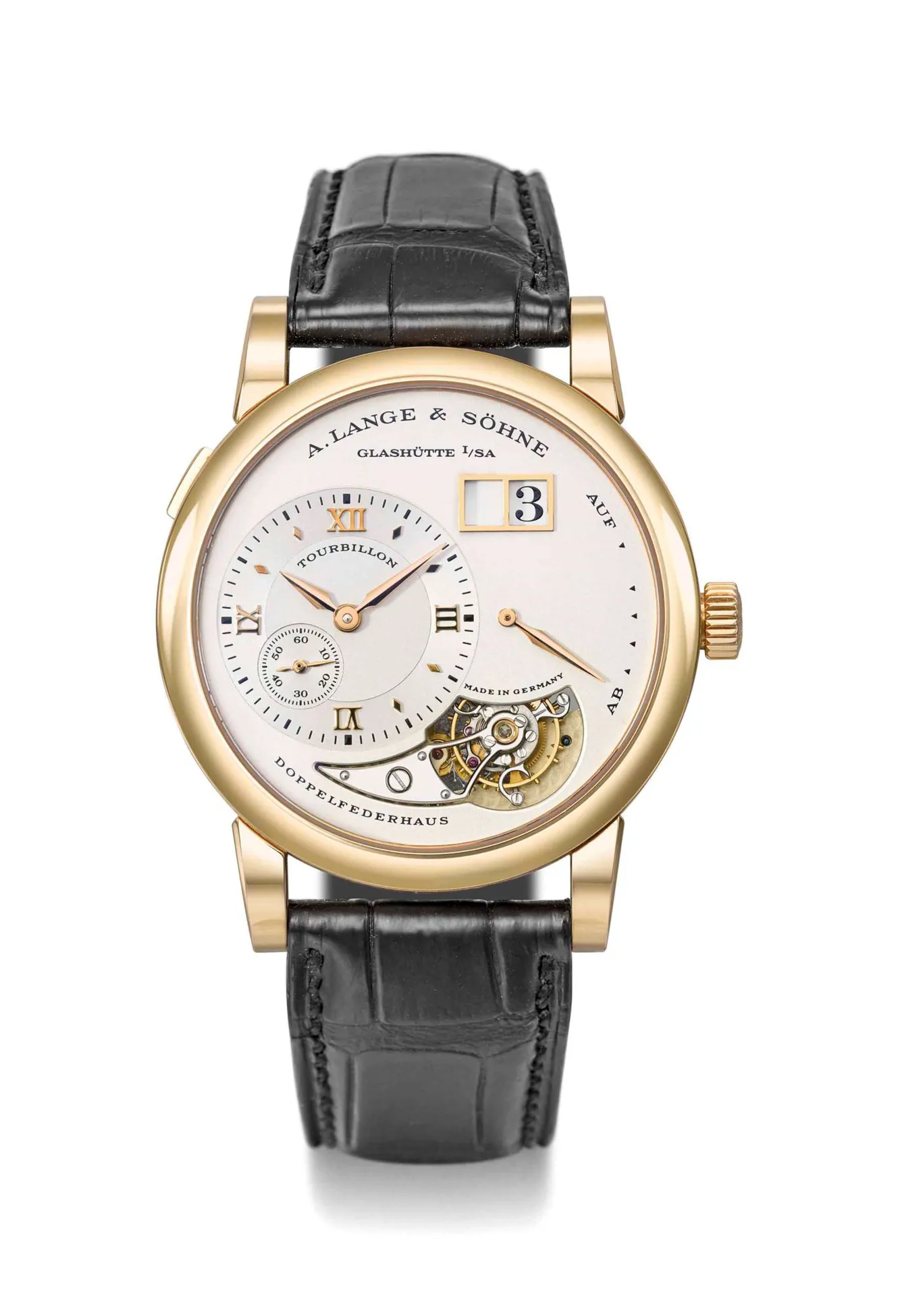 A. Lange & Söhne Lange 1 704.032 38.5mm Rose gold Silver