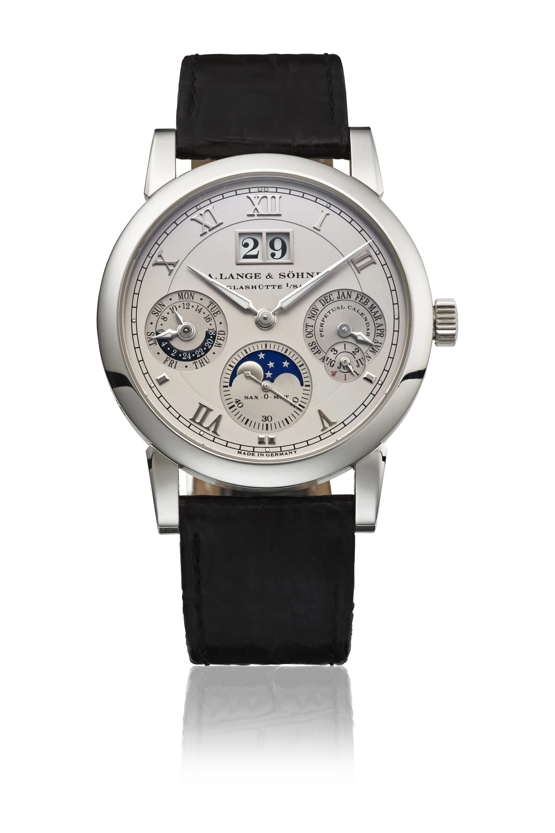 A. Lange & Söhne Langematik Perpetual 310.025E 38.5mm Platinum Silver