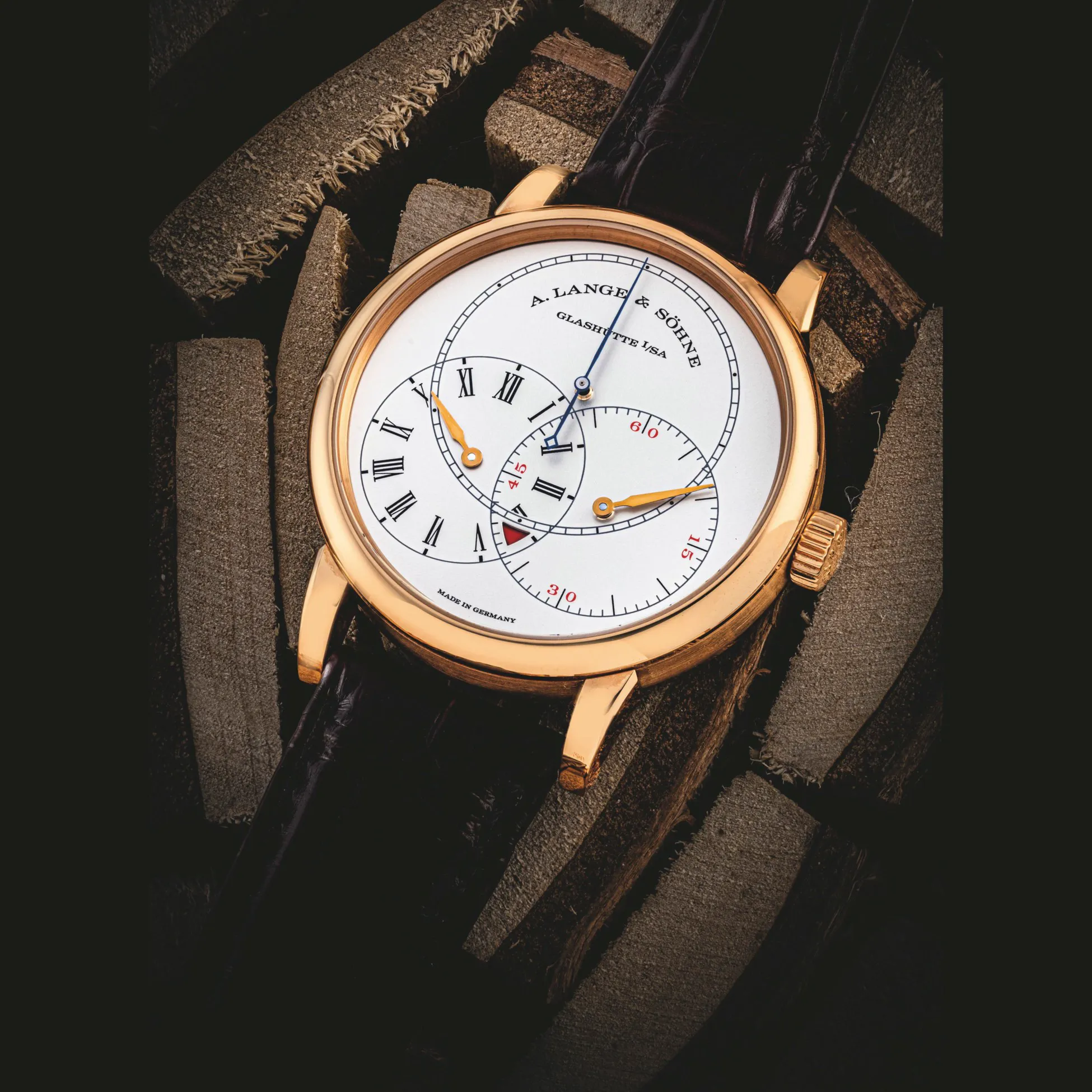 A. Lange & Söhne Richard Lange 252.032 40mm Rose gold Silvered