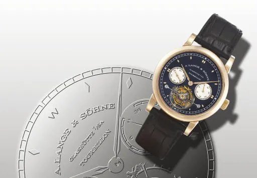 A. Lange & Söhne Tourbillon 701.001 39mm Rose gold Silver