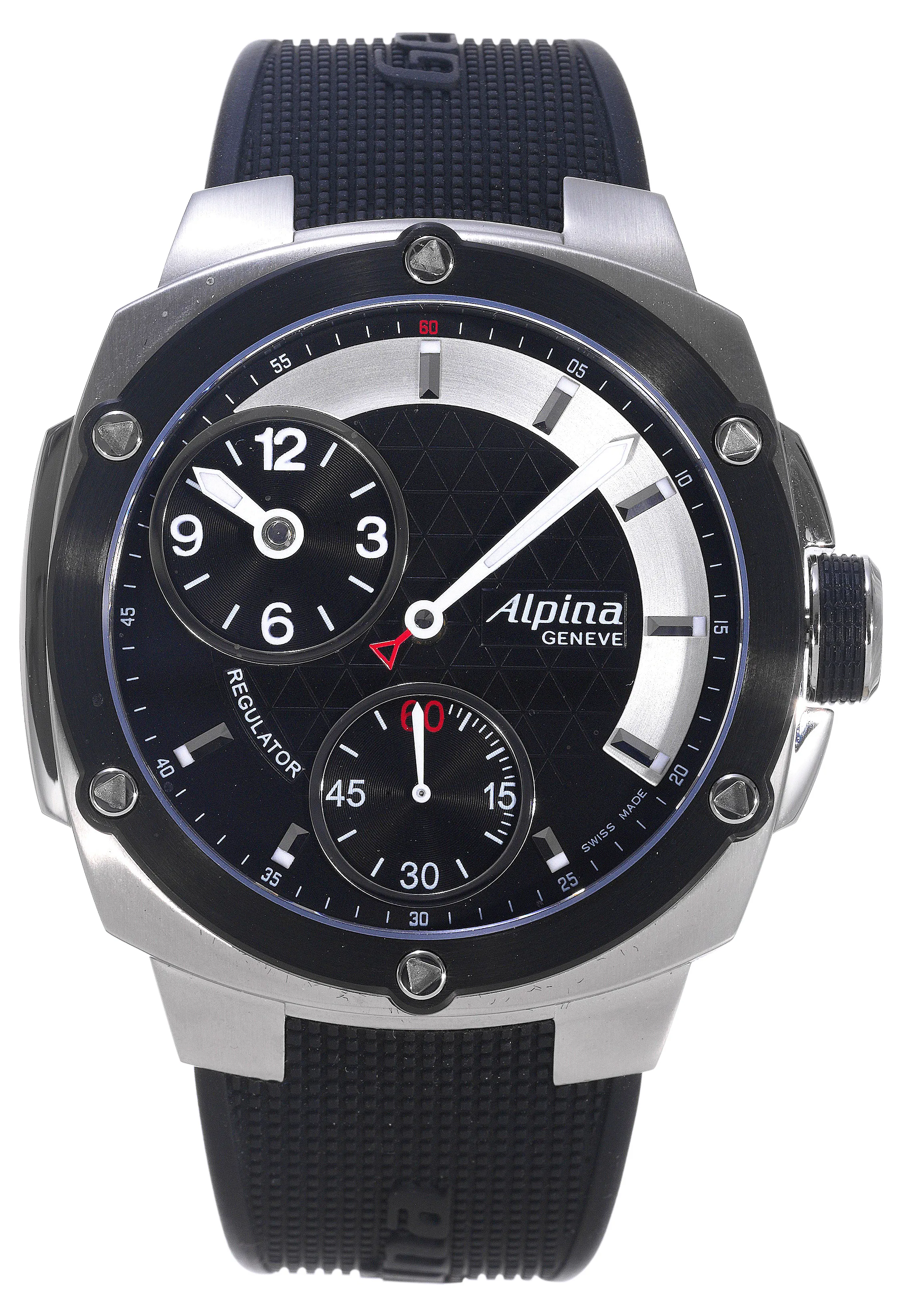 Alpina Avalanche AL650X5AE24/6 Stainless steel Black 2008 Switzerland |  Important Collectors' Wristwatches, Pocket Watches, Clocks & Horological  Tools / Imperial Treasures | Lot 131 | EveryWatch