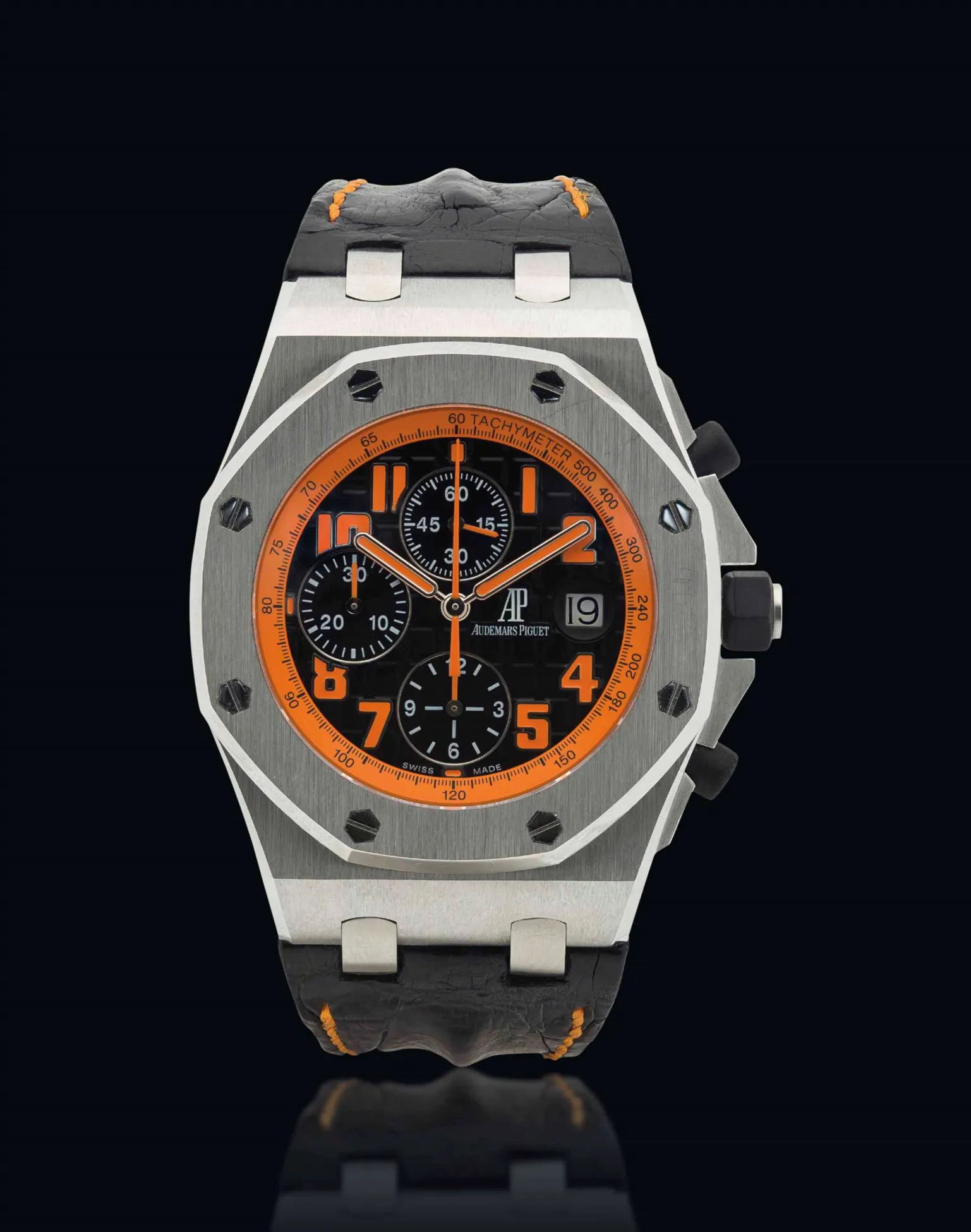 Audemars Piguet 26170ST 42mm Stainless steel Black and orange