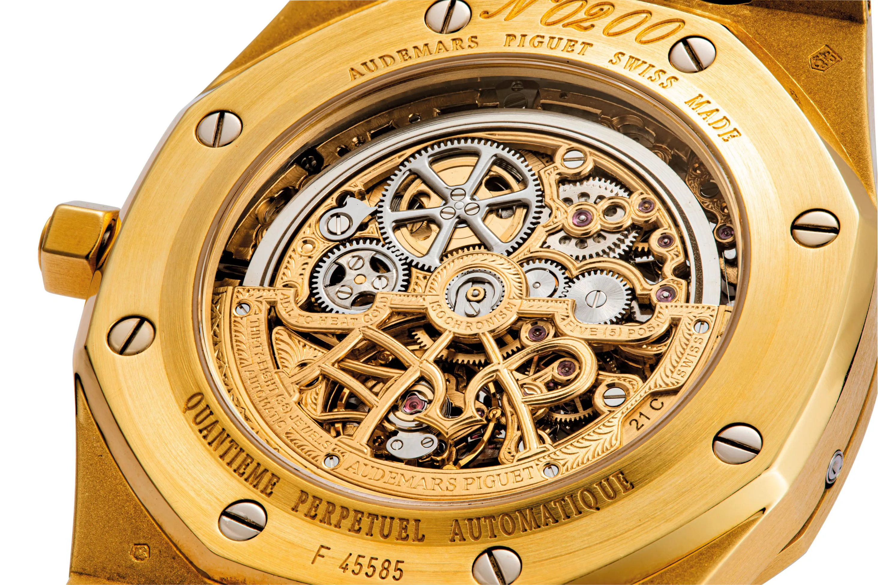 Audemars Piguet Royal Oak Perpetual Calendar 25829BA 39mm Yellow gold Skeletonised 2