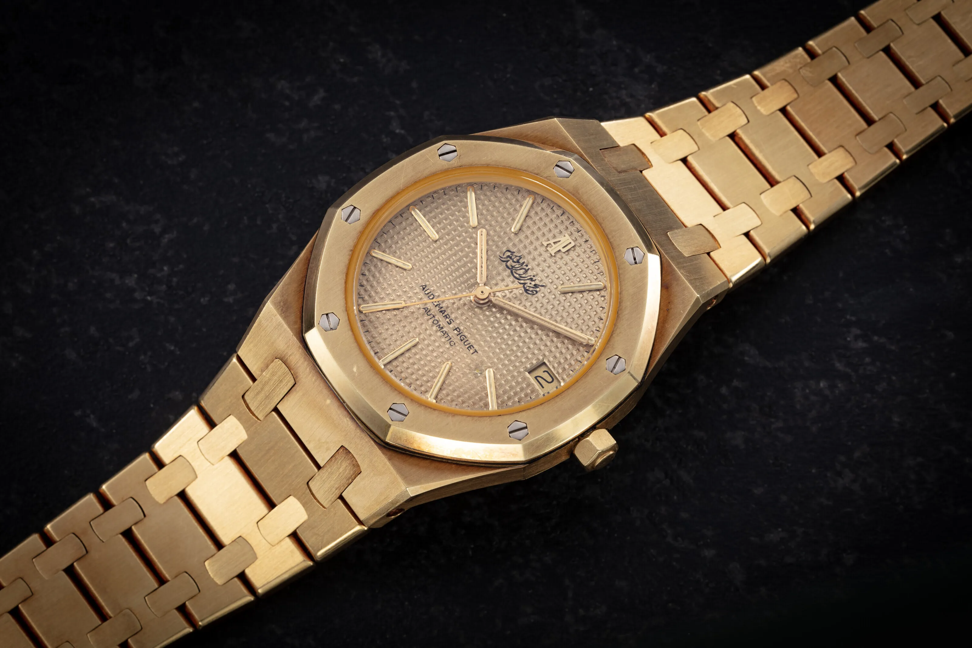 Audemars Piguet Royal Oak 4100BA 35mm Yellow gold Champagne