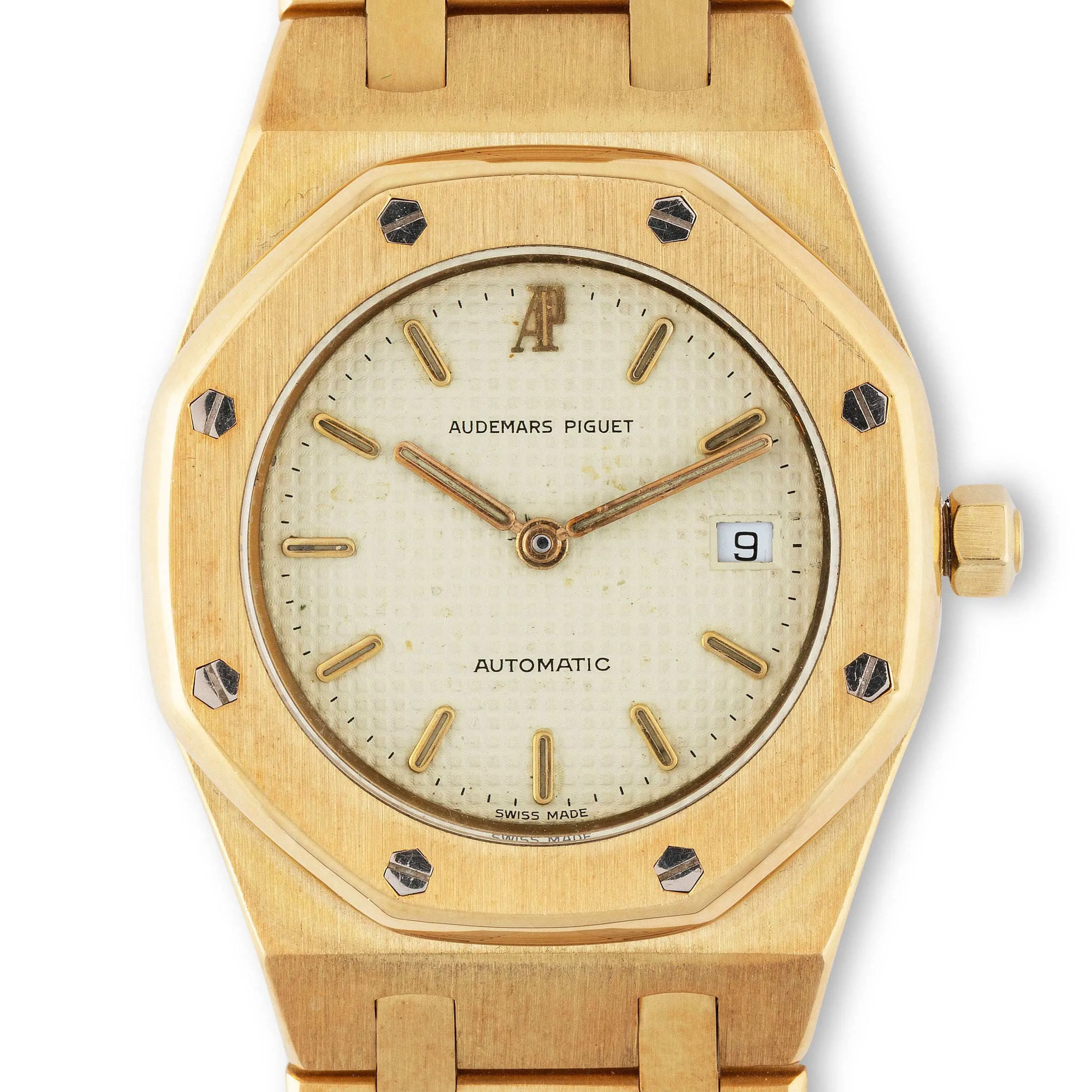 Audemars Piguet Royal Oak BA 14470/708 33mm Yellow gold Silver