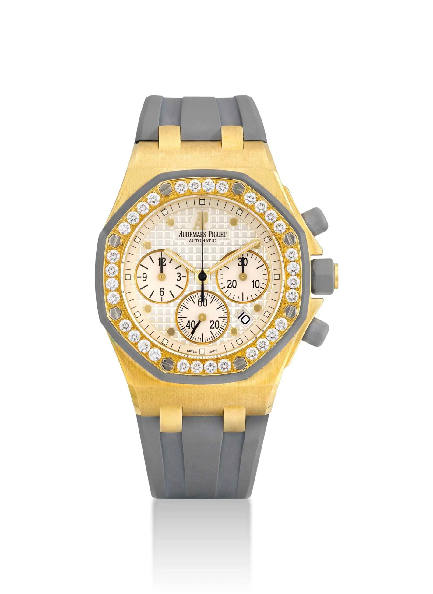 Audemars Piguet Royal Oak Offshore 26048SK 37mm Yellow gold Silver