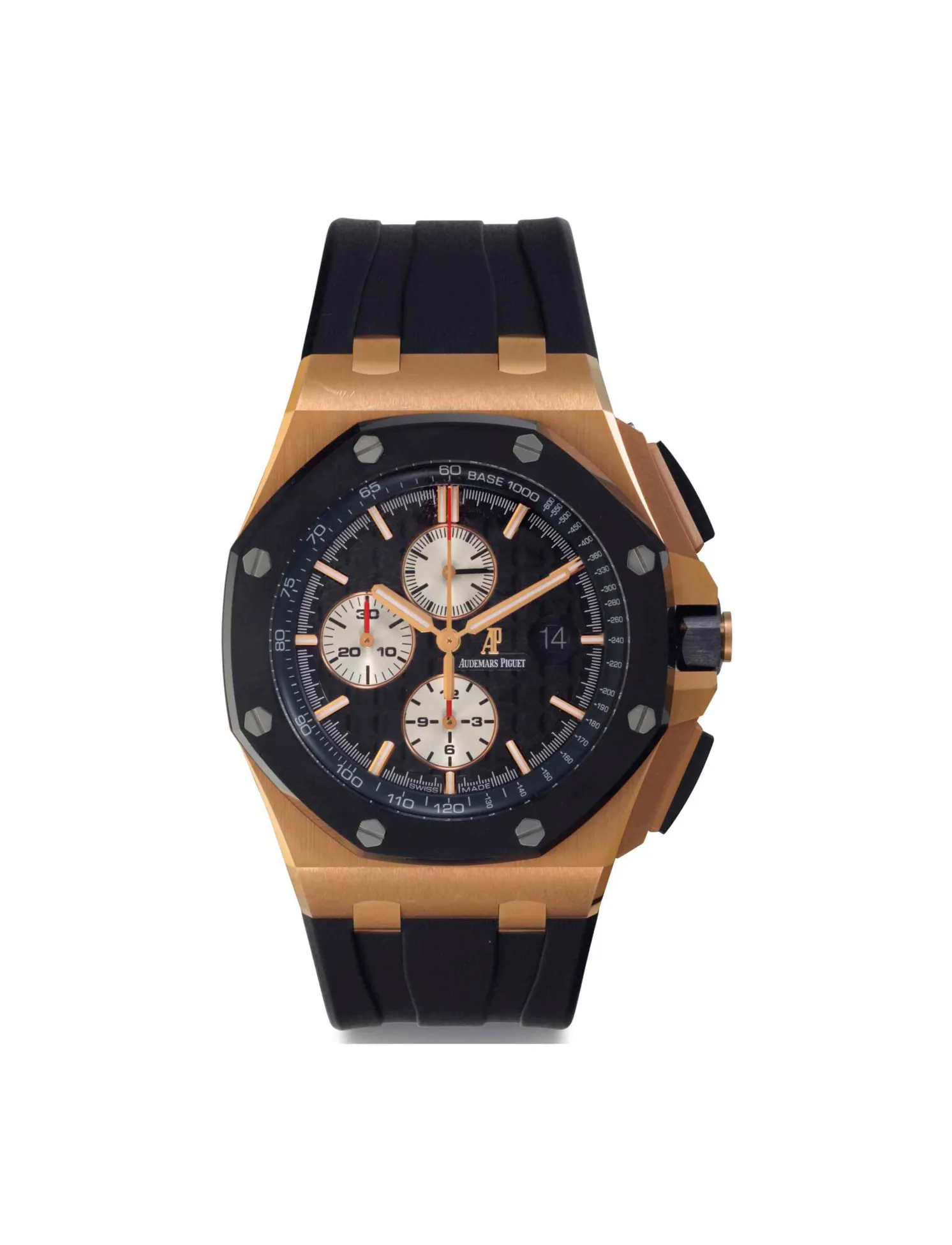 Audemars Piguet Royal Oak Offshore 26400RO 44mm Rose gold Black textured