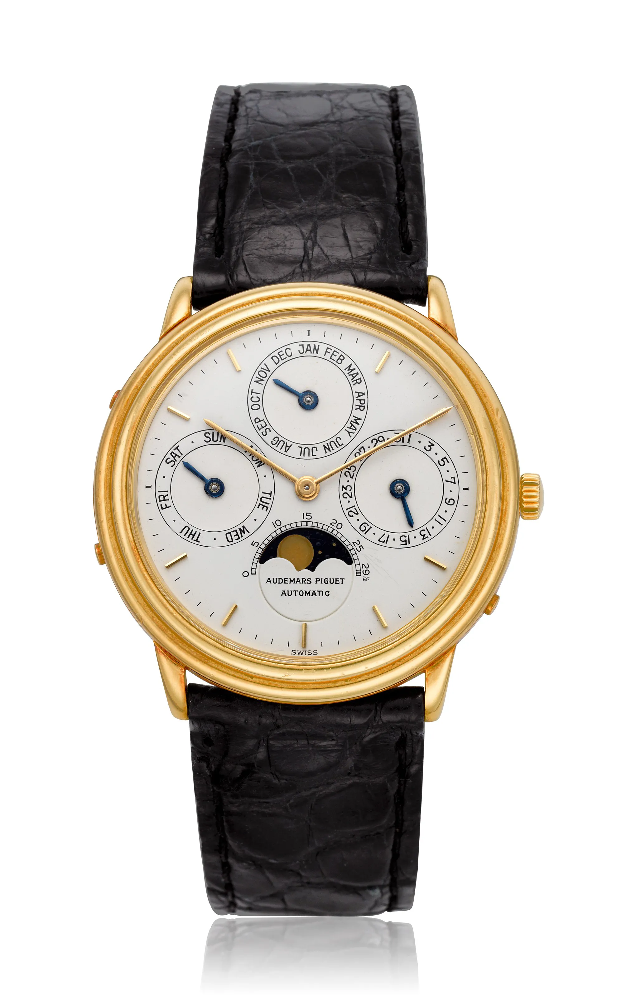 Audemars Piguet Perpetual Calendar 36mm Yellow gold White