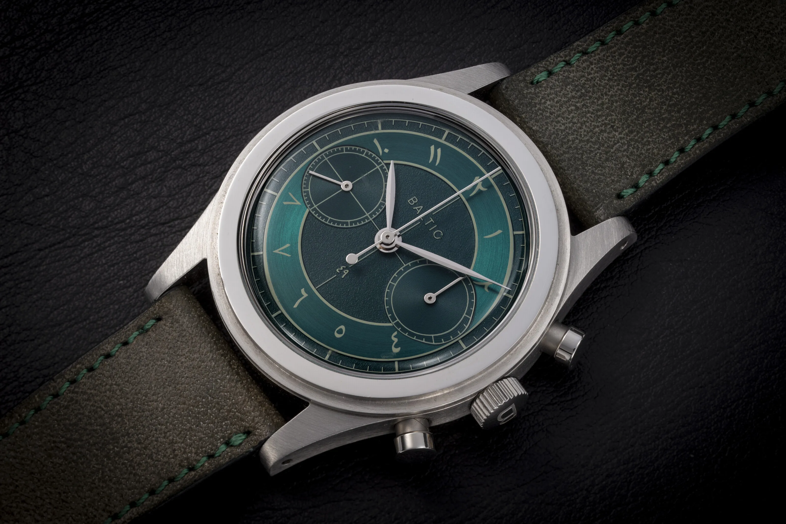 Baltic 38mm Stainless steel Green