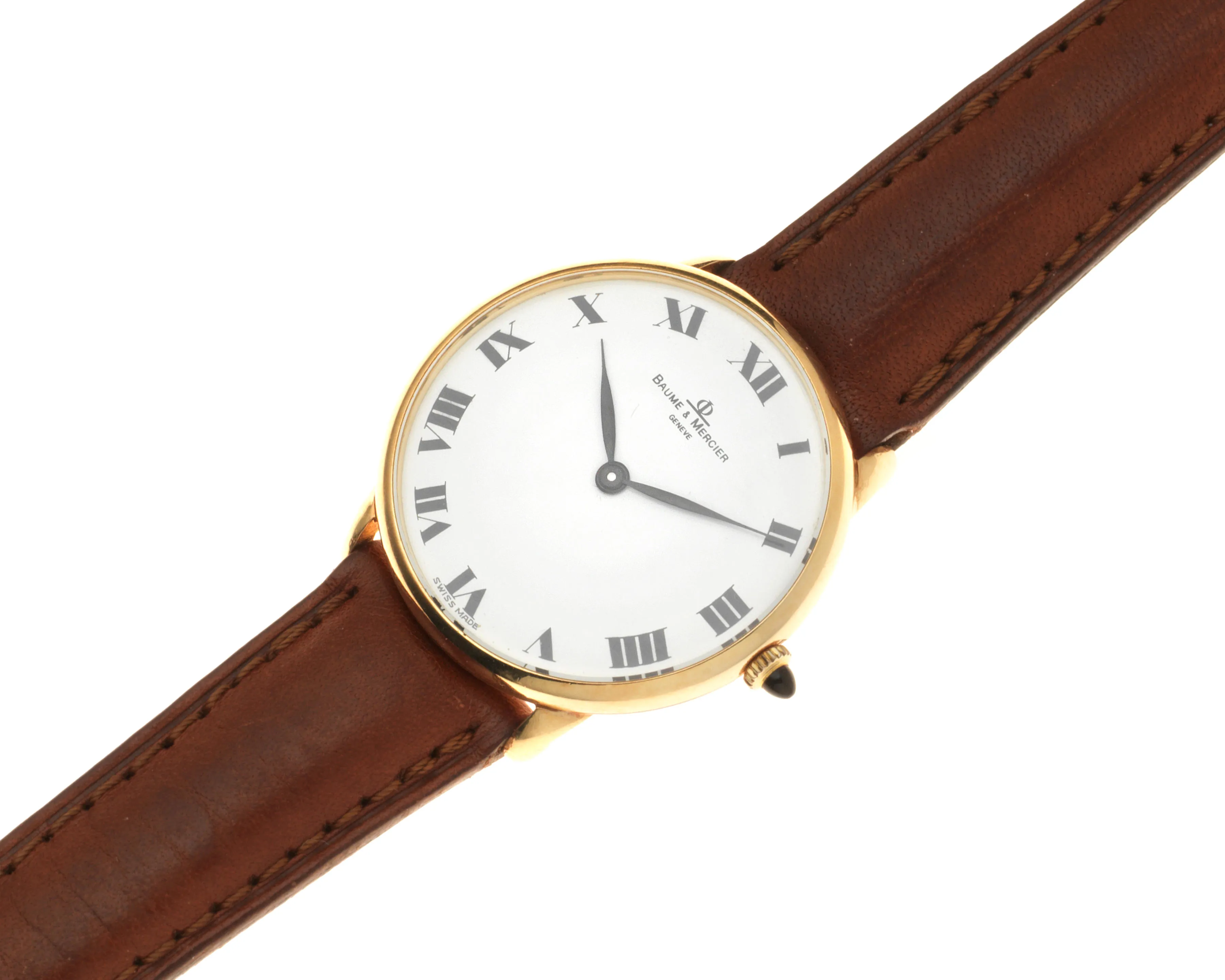 Baume & Mercier 35110 33mm Yellow gold White