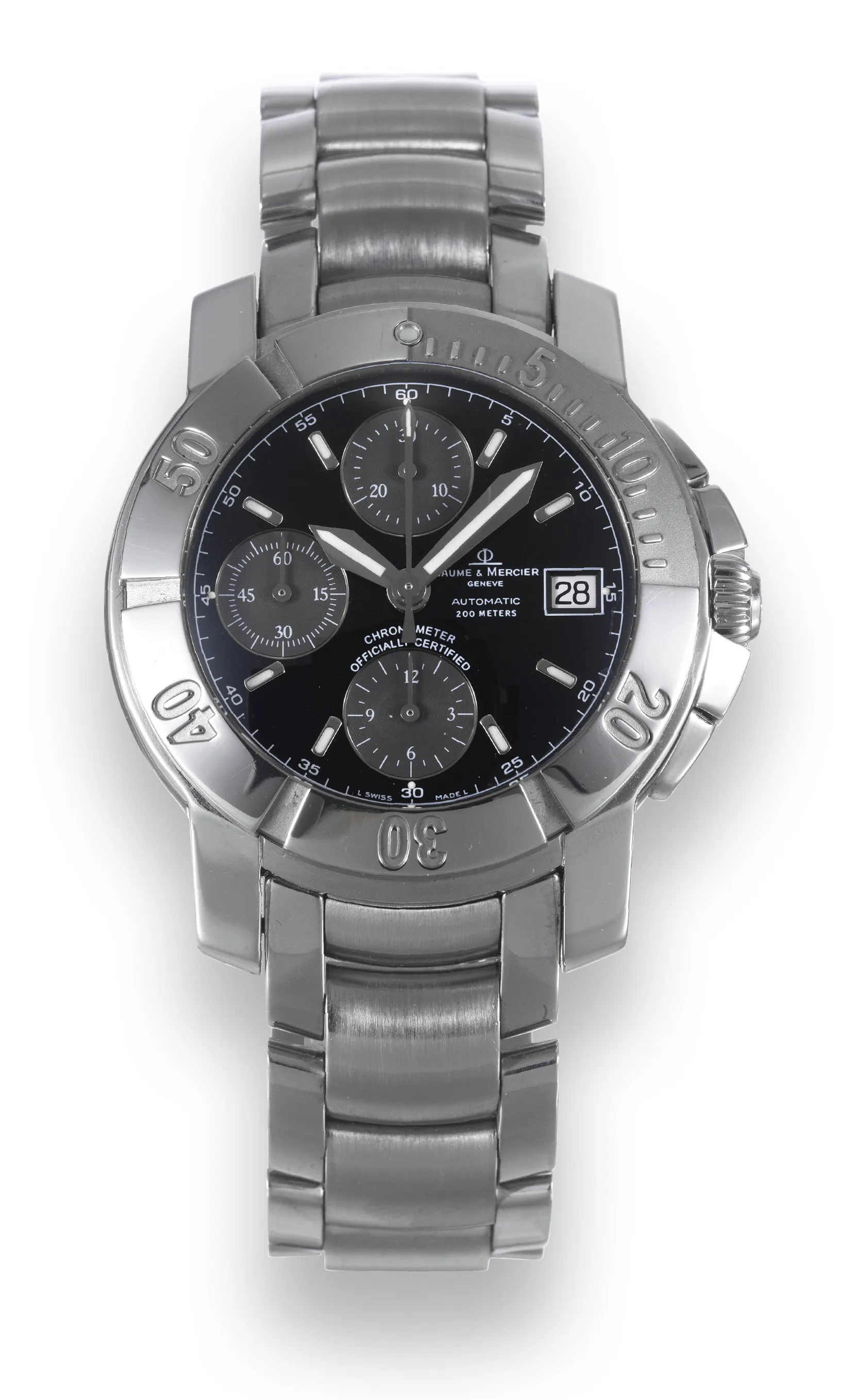 Baume & Mercier Capeland 65352 41mm Stainless steel Black