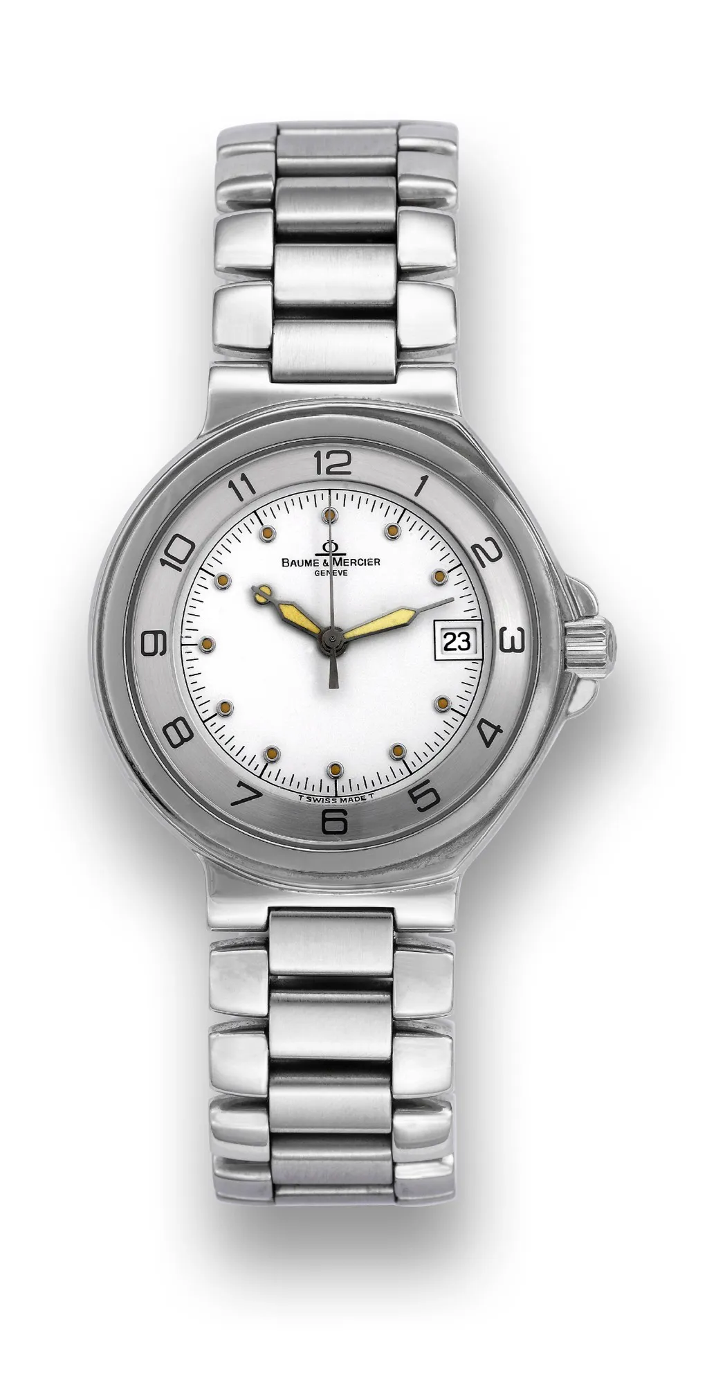 Baume & Mercier 36mm Stainless steel White