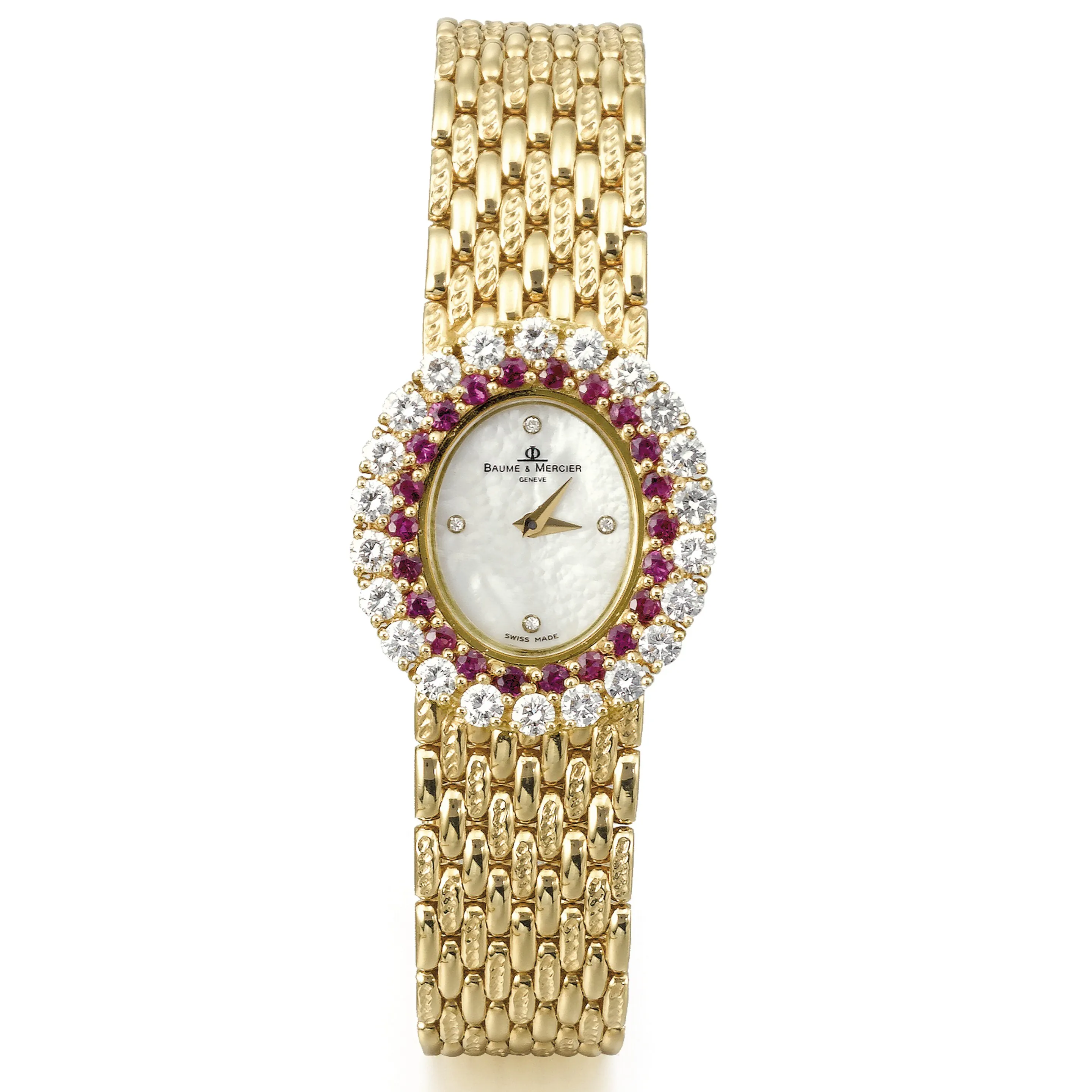 Baume & Mercier 22mm Yellow gold Mother-of-pearl