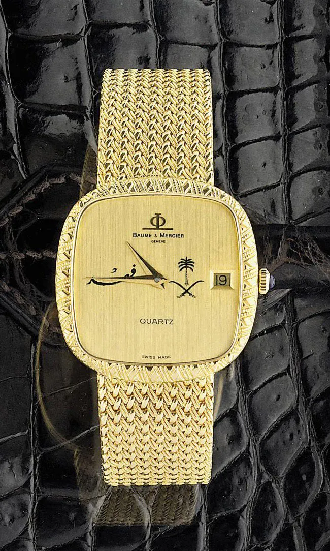 Baume & Mercier 32mm Yellow gold Champagne