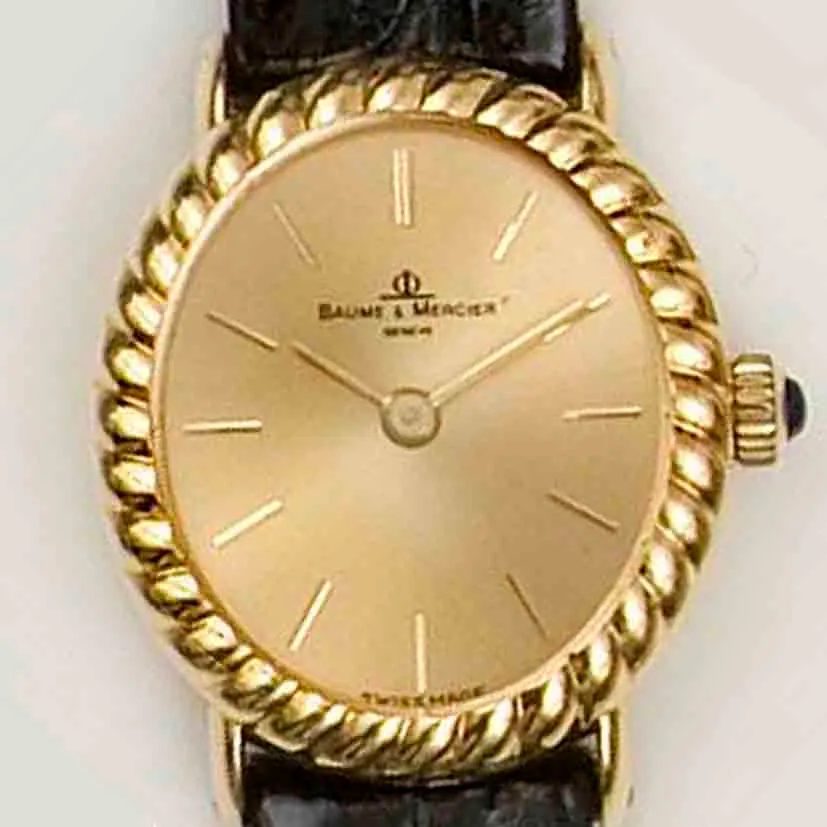 Baume & Mercier Yellow gold Champagne