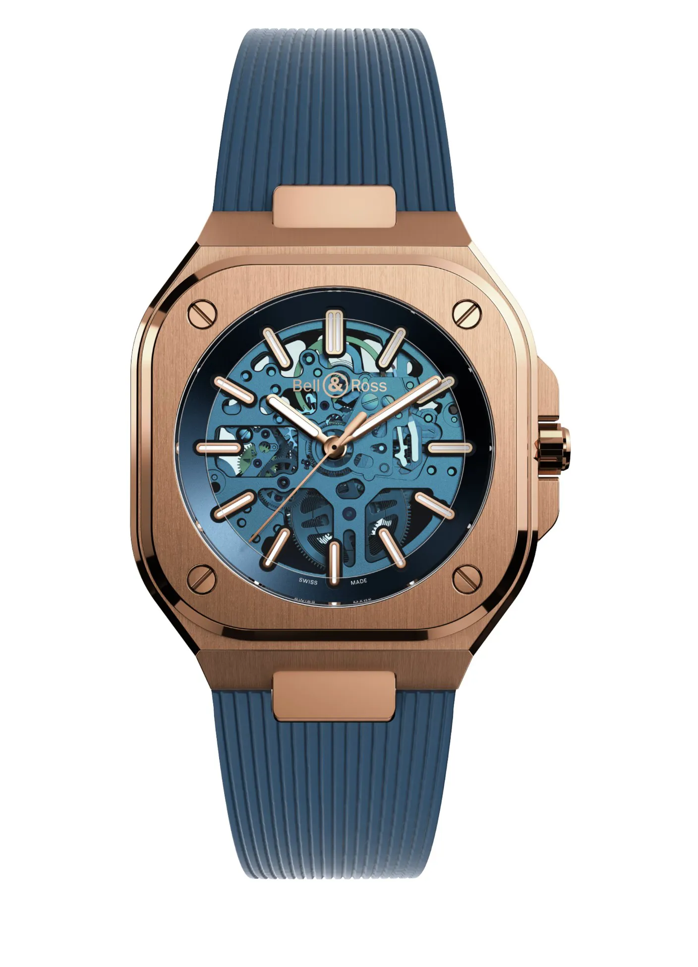 Bell & Ross BR 05 BR05A-OW-PG-SK/SRB 40mm Rose gold Skeletonized