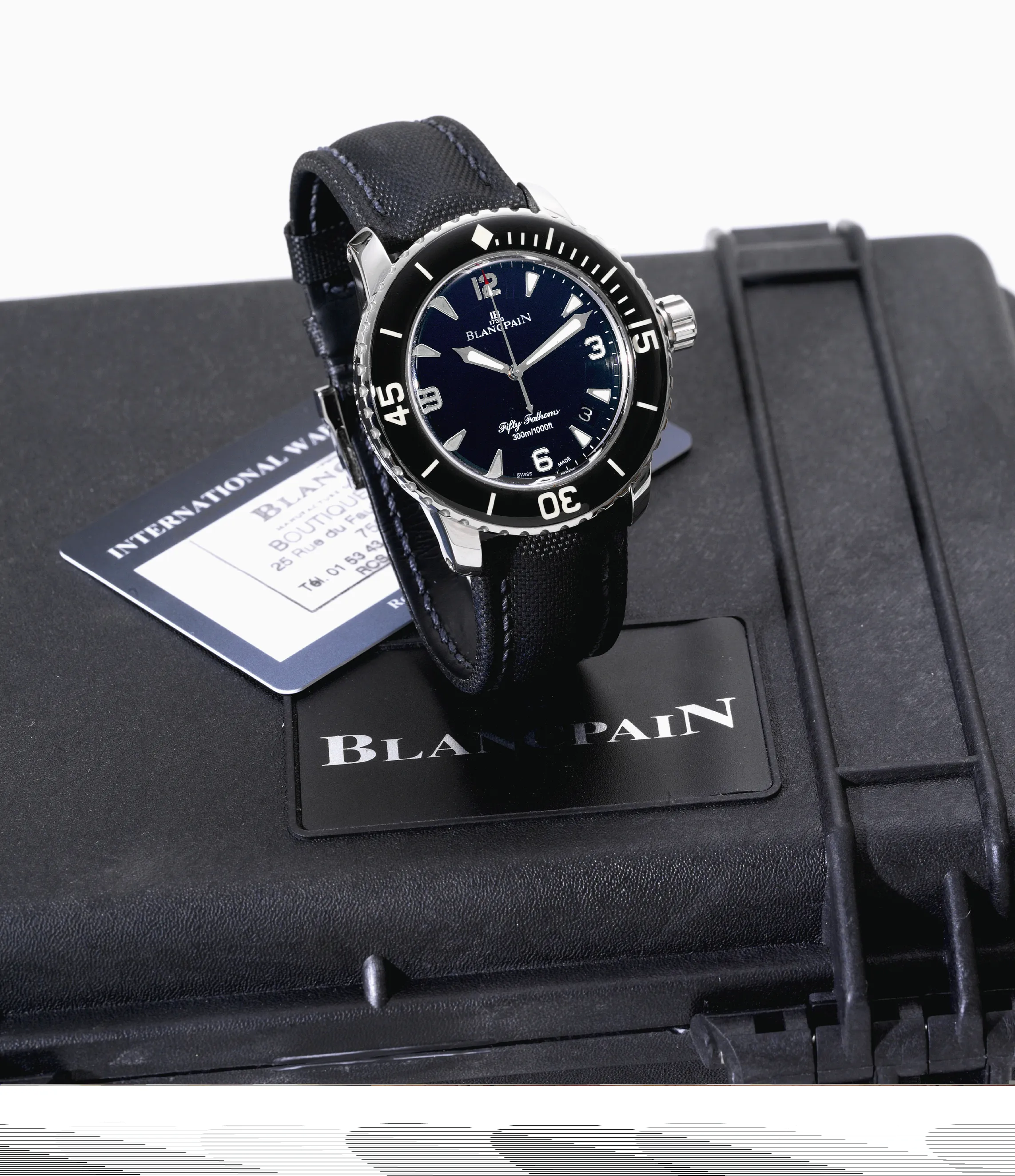 Blancpain Fifty Fathoms 5015-1130-52 45mm Stainless steel Black