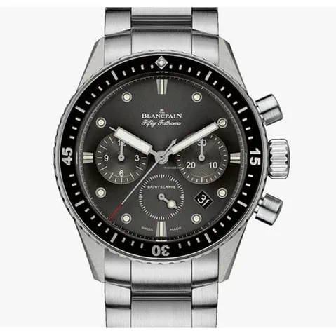 Blancpain Bathyscaphe Chronographe Flyback 5200 1110 71S 43mm Stainless steel Gray meteor