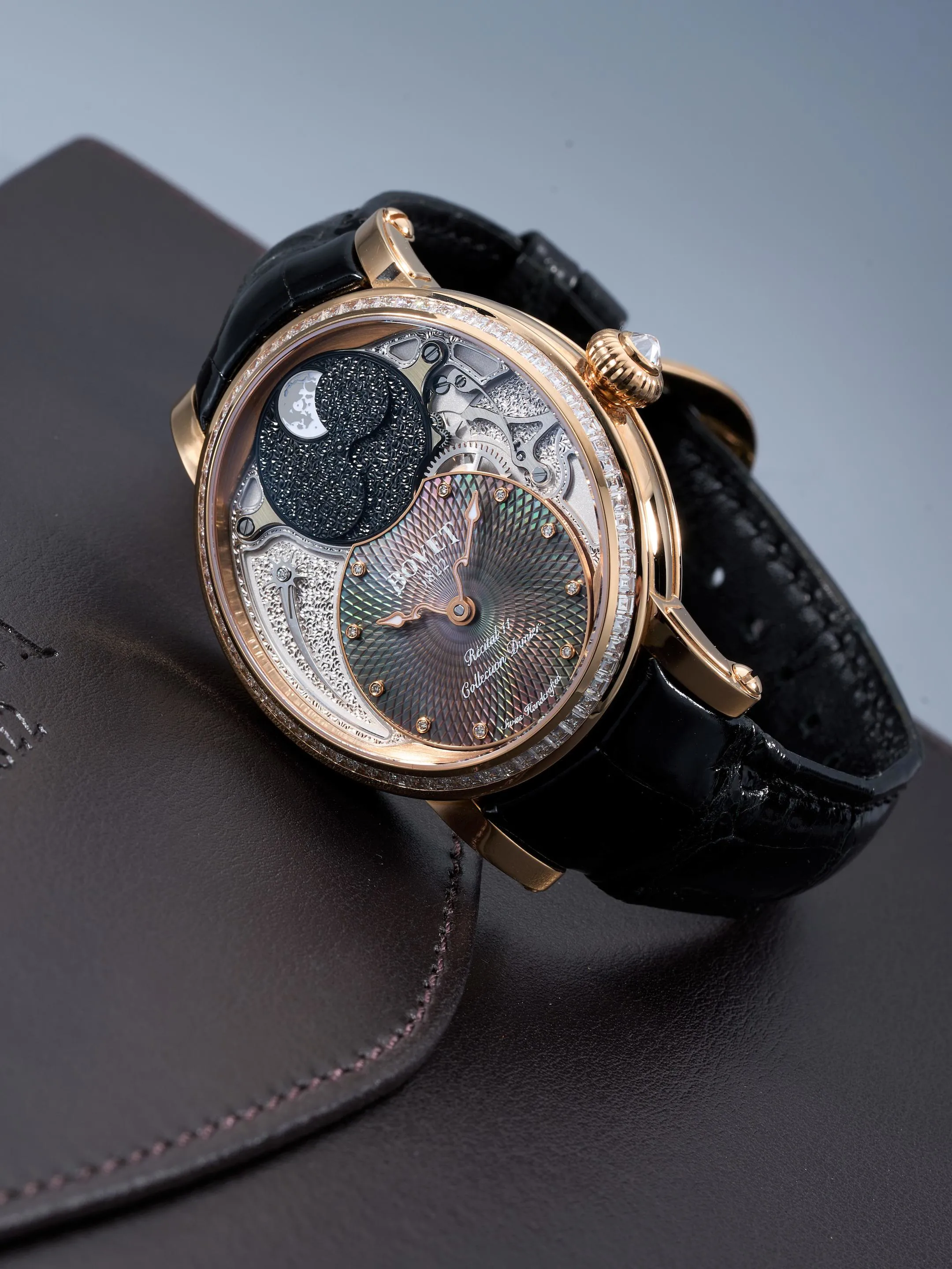 Bovet Dimier Récital DTR11 37mm Rose gold Black