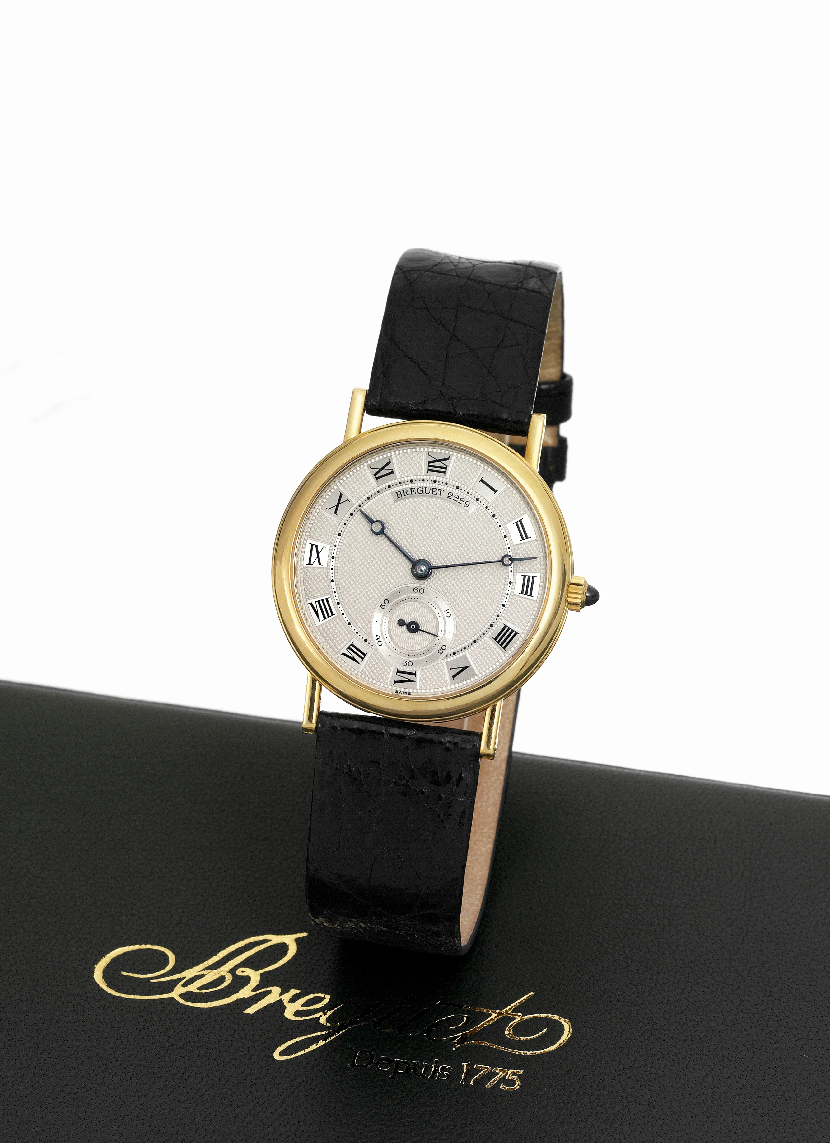 Breguet 3290 33mm Yellow gold Silver