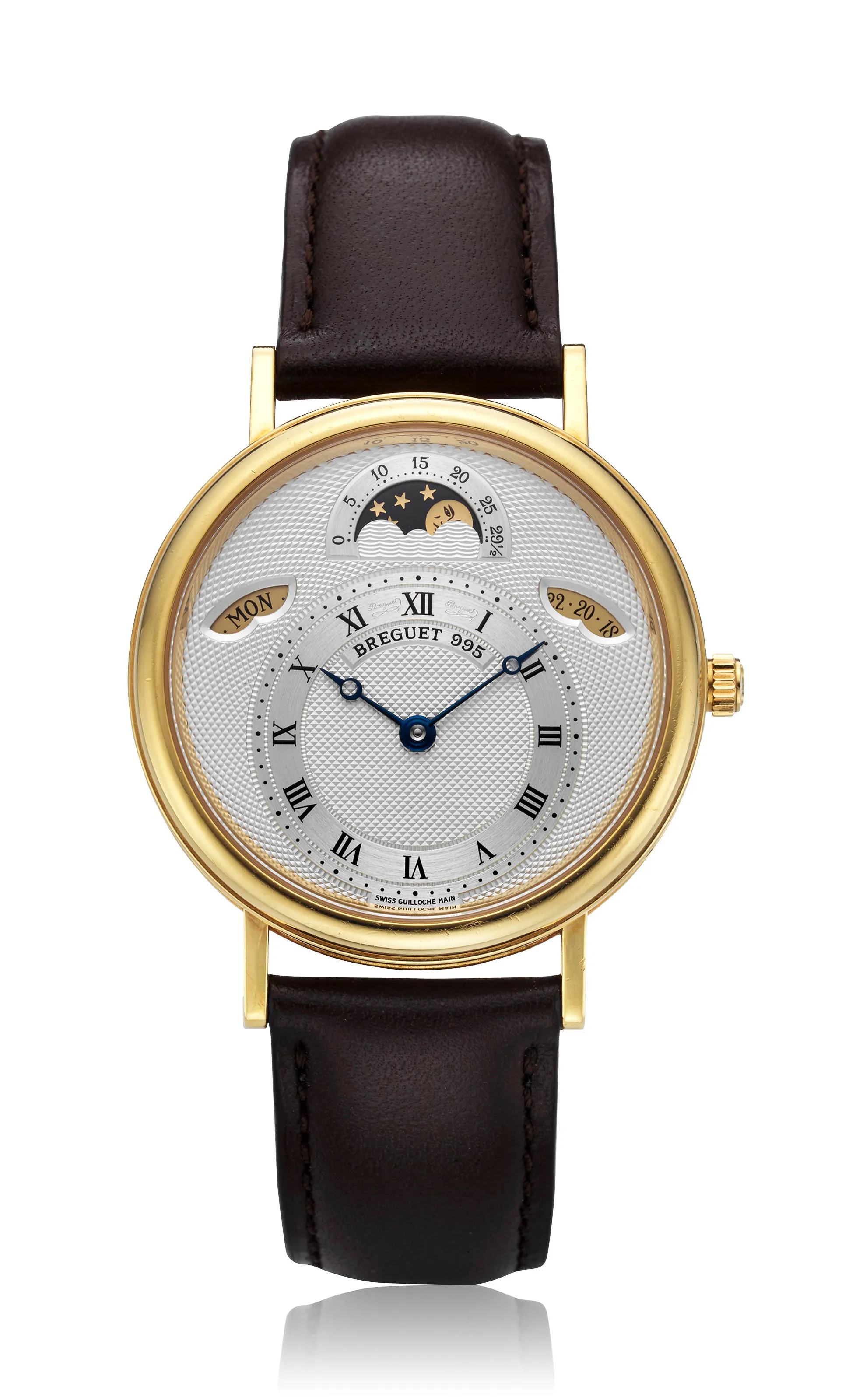 Breguet Classique 3330 36mm Yellow gold Silver