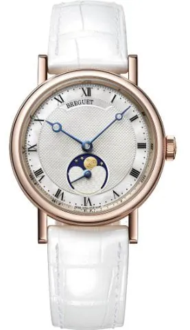 Breguet Classique 9087BR/52/964 30mm Rose gold White