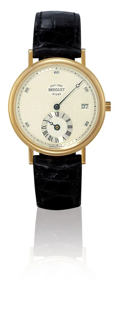 Breguet Classique 1747 36mm Yellow gold Guilloché