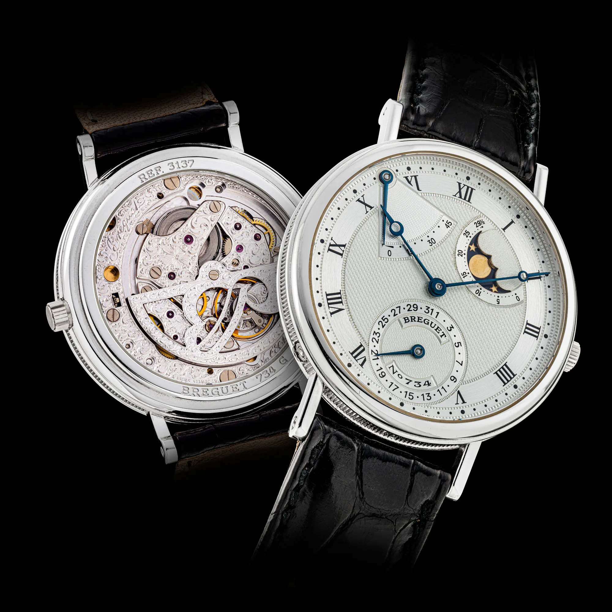 Breguet Classique 3137 36mm White gold Silver