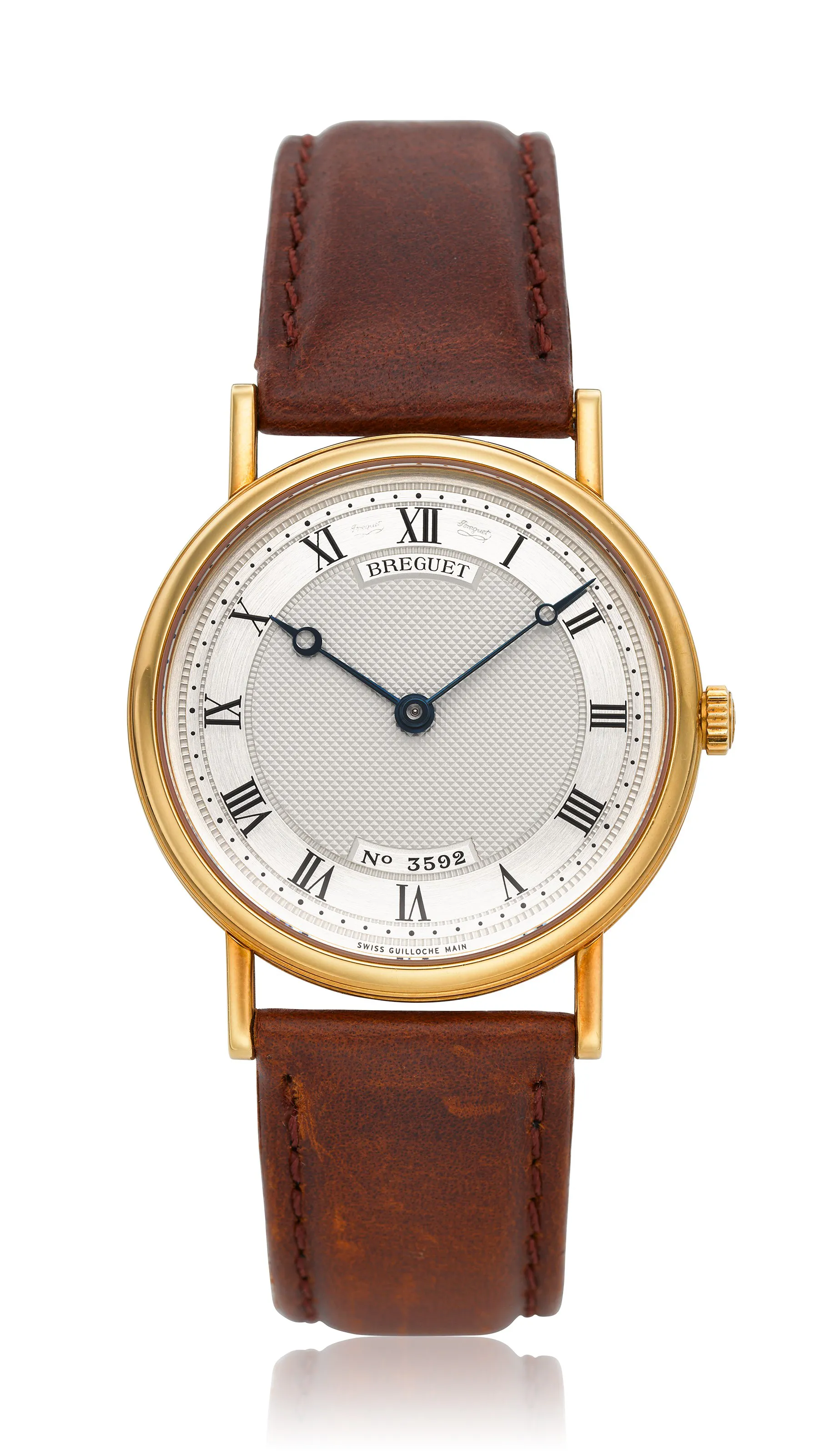 Breguet Classique 3500 32.5mm Yellow gold Two-tone silvered