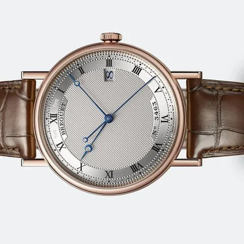 Breguet Classique 5177BR/15/9V6 38mm Rose gold Silver