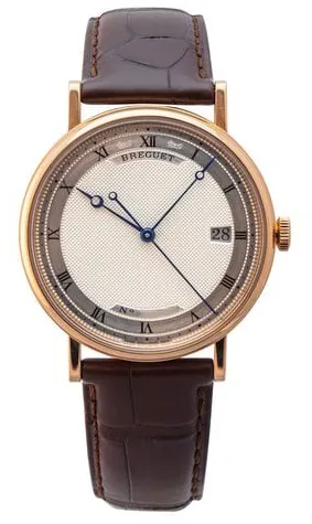 Breguet Classique 5177BR/15/9V6 38mm Rose gold Silver