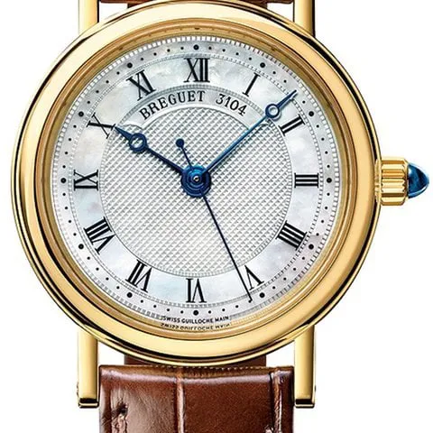 Breguet Classique 8067BA/52/964 30mm Yellow gold Silver