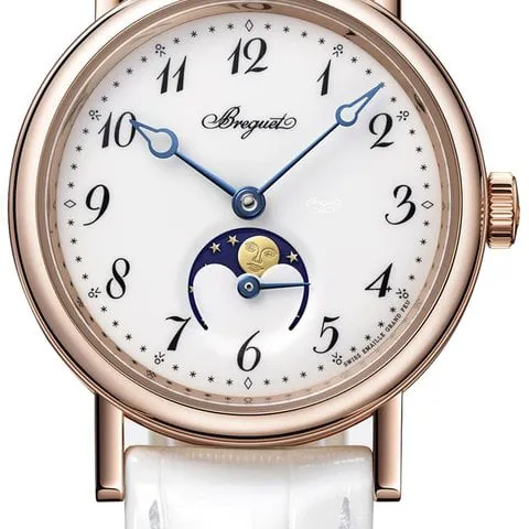 Breguet Classique 9087BR/29/964 30mm Rose gold White