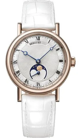 Breguet Classique 9087BR/52/964 30mm Rose gold White