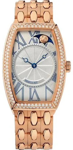 Breguet Héritage 8861BR/15/RB0/D000 25mm Rose gold Silver