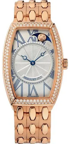 Breguet Héritage 8861BR/15/RB0/D000 25mm Rose gold Silver