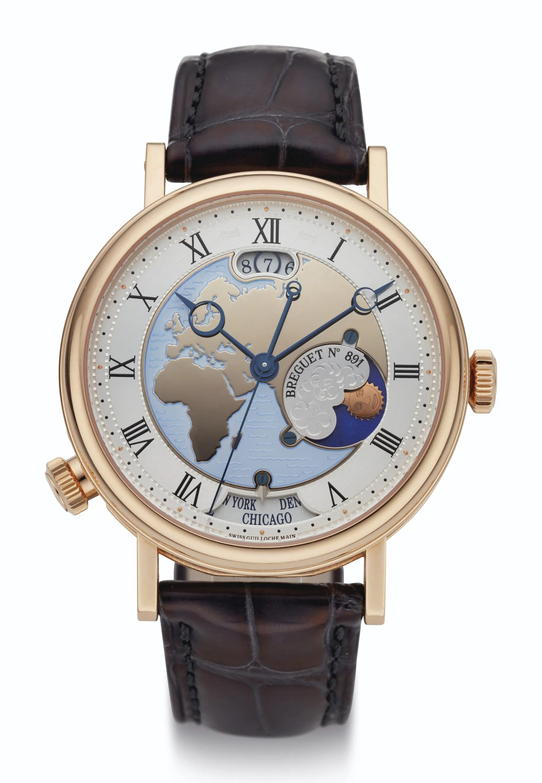 Breguet Hora Mundi 5517 43mm Silvered