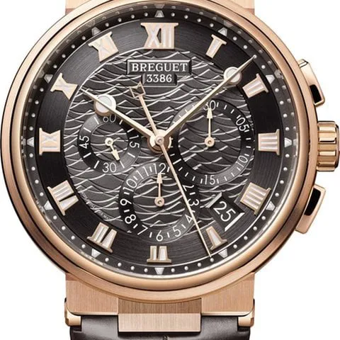 Breguet Marine 5527BR/G3/9WV 42.5mm Rose gold Gray