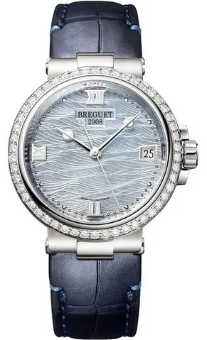 Breguet Marine 9518BB/V2/984/D000 34mm White gold Blue