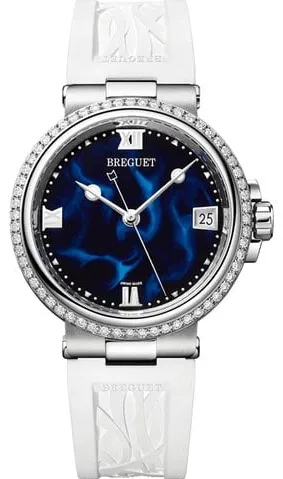 Breguet Marine 9518ST/E2/584/D000 34mm Stainless steel Blue