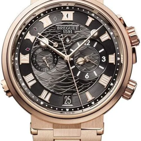 Breguet Marine 5547BR/G3/RZ0 40mm Rose gold Gray