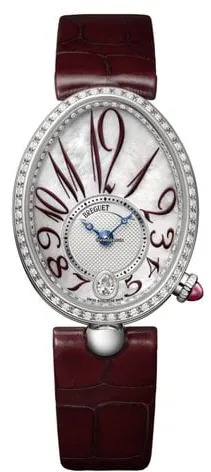 Breguet Reine de Naples 8918BB/5P/964/D00D 36.5mm White gold White