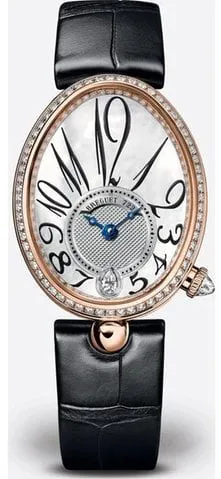 Breguet Reine de Naples 8918BR/58/964/D00D 36.5mm Rose gold White