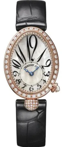 Breguet Reine de Naples 8928BR/5W/944/DD0D 25mm Rose gold White